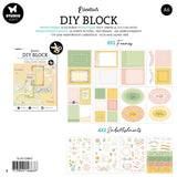 SL Die-Cut Block Floral Pastel Frames Essentials 105x148x3mm 24 SH nr.65