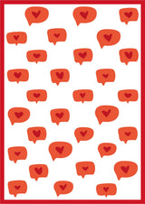 SL Mask Love Pattern Essentials 150x210x1mm 1 PC nr.176
