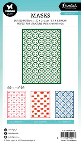 SL Mask Leaves Pattern Essentials 150x210x1mm 1 PC nr.178