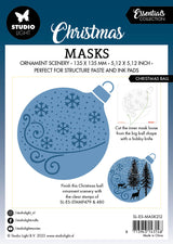 SL Mask Christmas Ball Essentials 135x135x1mm 1 PC nr.212