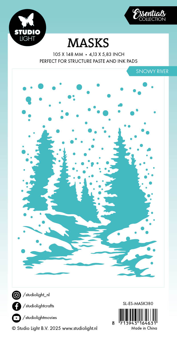 SL Mask Snowy River Essentials 105x148x1mm 1 Pieces