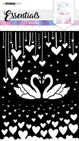 SL Mask Lovely Swans Essentials 148x210x1mm 1 pc nr.61