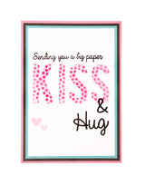 SL Masks & Stamps Kiss Sentiments Essentials 160x155x3mm 8 PC nr.06