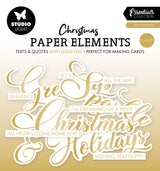 SL Paper Elements Gold Sentiments Classic Essentials 40 Pieces