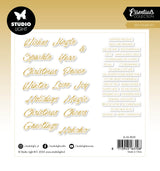 SL Paper Elements Gold Sentiments Trendy Essentials 40 Pieces