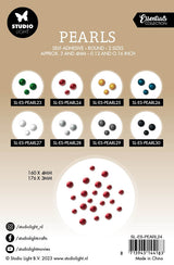 SL Self-Adhesive Pearls Red Pearls Essentials105x160x4mm 336 PC nr.24