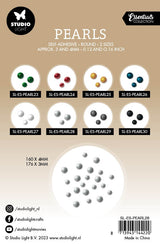 SL Self-Adhesive Pearls Silver Pearls Essentials105x160x4mm 336 PC nr.28