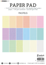 SL Paper Pad Double Sided Unicolor Patterns Pastel Essentials 210x148x9mm 36 SH nr.40