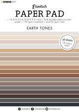 SL Paper Pad Double Sided Unicolor Earth Tones Essentials 148x210x9mm 36 SH nr.51