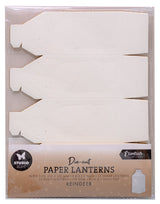 SL Die-Cut Paper Lanterns Reindeer Essentials 10 Sheets