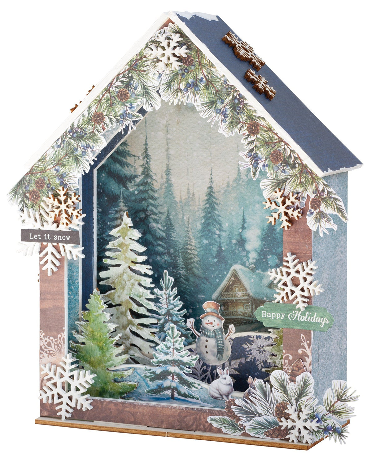 SL Plywood House Scenery Essentials 6 Pieces