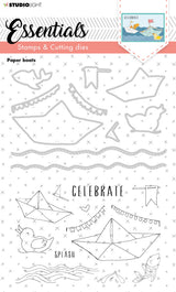 SL Stamp & Cutting Die Paper Boats Essentials 148x210x3mm 1 PC nr.24