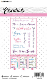 SL Clear Stamp Sentiments/Wishes - Love Essentials 105x148x3mm 1 PC nr.179