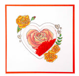 SL Clear Stamp Heart Essentials 100x100x3mm 6 PC nr.365