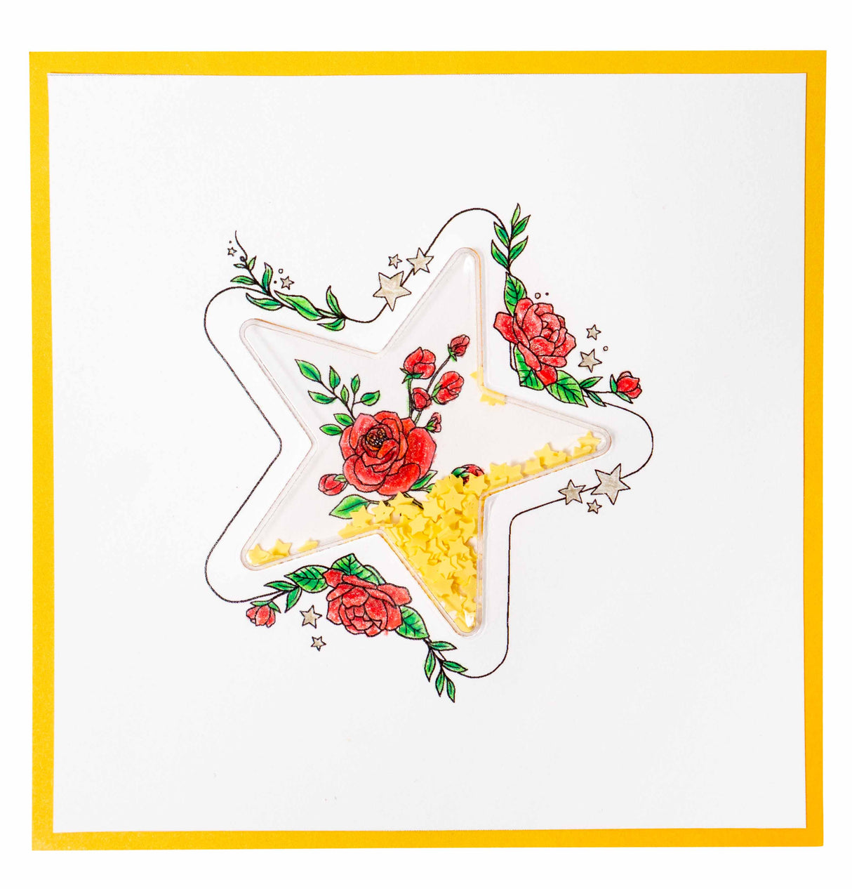 SL Clear Stamp Small Star Essentials 99x99x3mm 9 PC nr.366