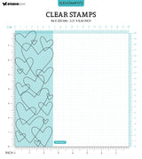 SL Clear Stamp Heart Background Essentials 68x204x3mm 1 PC nr.372