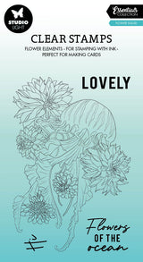 SL Clear Stamp Flower Squid Essentials 101x133x1mm 18 PC nr.429