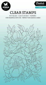 SL Clear Stamp Peonies Essentials 93x136x3mm 1 PC nr.541