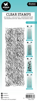 SL Clear Stamp Gothic Script Essentials 68x204x3mm 1 PC nr.550