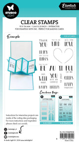 SL Clear Stamp Pop-Up Cards Essentials 17 PC