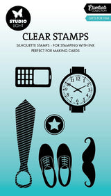 SL Clear Stamp Gifts For Him Essentials 6 PC