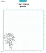 SL Clear Stamp Open Peony Essentials 1 PC