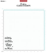 SL Clear Stamp Best Wishes Essentials 5 PC