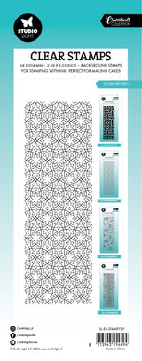 SL Clear Stamp Floral Pattern Essentials 1 PC