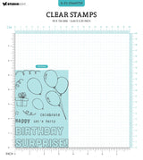 SL Clear Stamps Balloon Box Pop-Up Essentials 13 PC