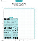 SL Clear Stamps Birthday Texts Essentials 18 PC