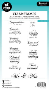 SL Clear Stamps Wedding Day Essentials 18 PC