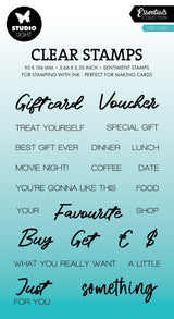 SL Clear Stamp Gift Card Essentials 23 Pieces