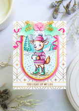 SL Clear Stamp Cozy Deer Essentials 74x105x1mm 1 Pieces