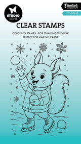 SL Clear Stamp Ice Skating Essentials 74x105x1mm 1 Pieces