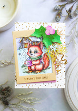 SL Clear Stamp Hot Cocoa Essentials 74x105x1mm 1 Pieces