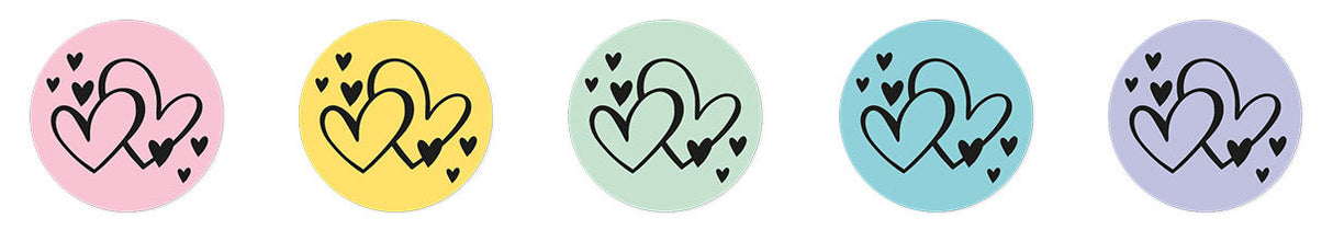SL Stickers Hearts Essentials ø30mm 100 PC