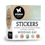 SL Ø30mm Stickers Wedding Day Essentials  100 PC