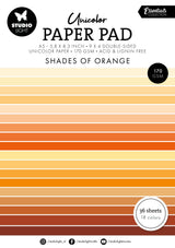 SL Unicolor Paper Pad Shades Of Orange Essentials 36 SH