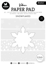 SL Vellum Paper Pad  Snowflakes Essentials 16  Sheets