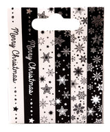 SL Washi Tape Black/White - Silver Essentials 6 PC