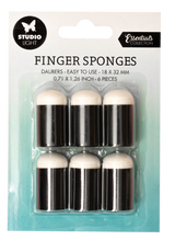 SL Finger Sponges Daubers Essentials Tools 32x18x18mm 6 PC nr.06