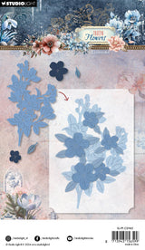 SL Cutting Die Blossoms Frozen Flowers 5 PC