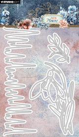 SL Cutting Die Snowdrop Frozen Flowers 3 PC