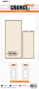 SL Cutting Die Cardshapes Ticket Grunge Collection 225x100x1mm 1 PC nr.199