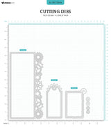 SL Cutting Die Slimline & Tags Grunge Collection 105x210x1mm 9 PC nr.696