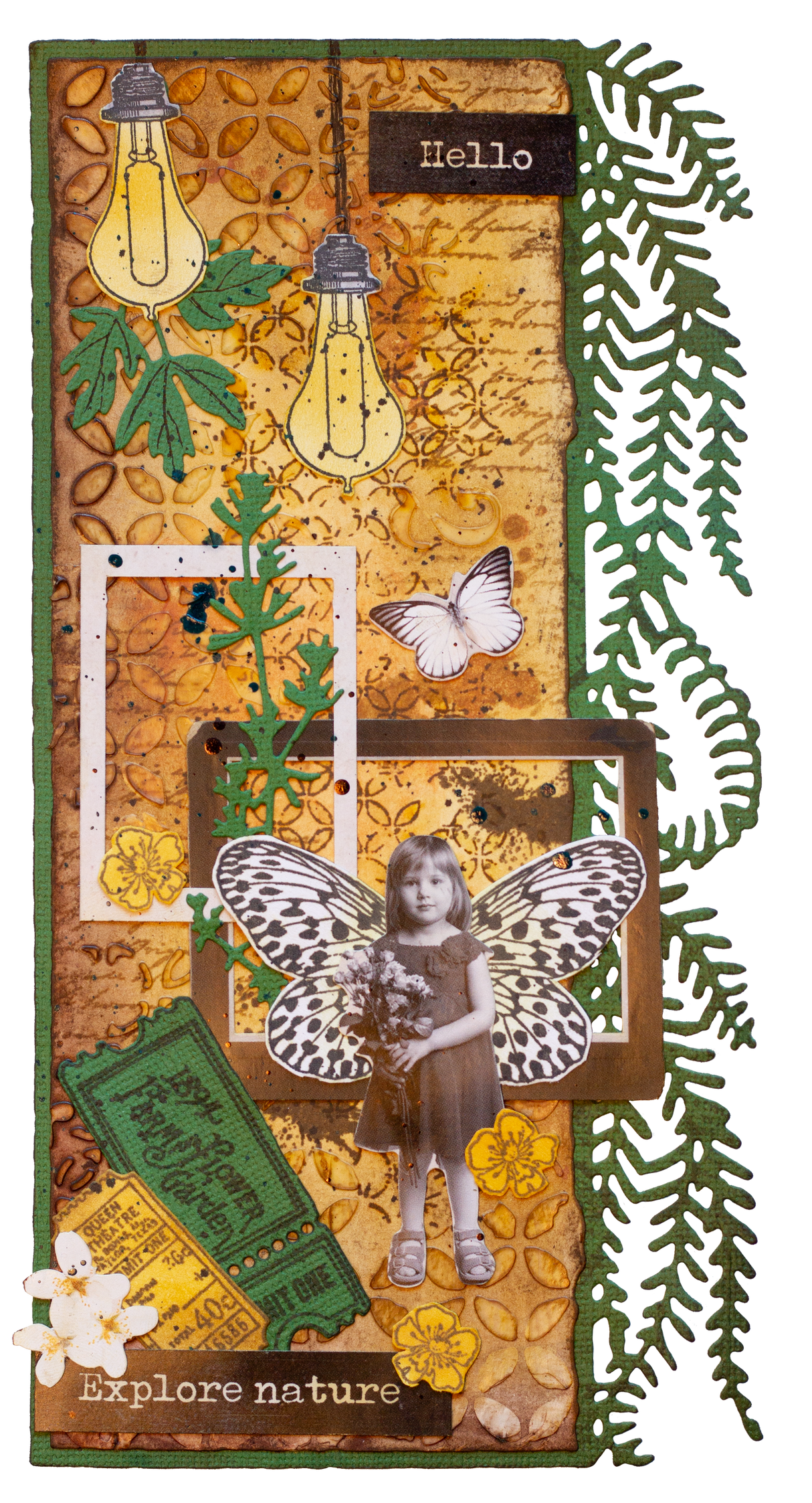 SL Cutting Die Botanical Elements Grunge Collection 13 PC