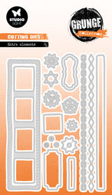 SL Cutting Die Extra Elements Grunge Collection 19 PC