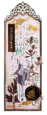 SL Cutting Die Slimline & Label Grunge Collection 4 PC