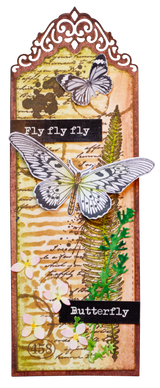 SL Clear Stamp The Butterflies Grunge Collection 14 PC