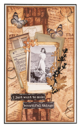 SL Clear Stamp Botanical Elements Grunge Collection 8 PC